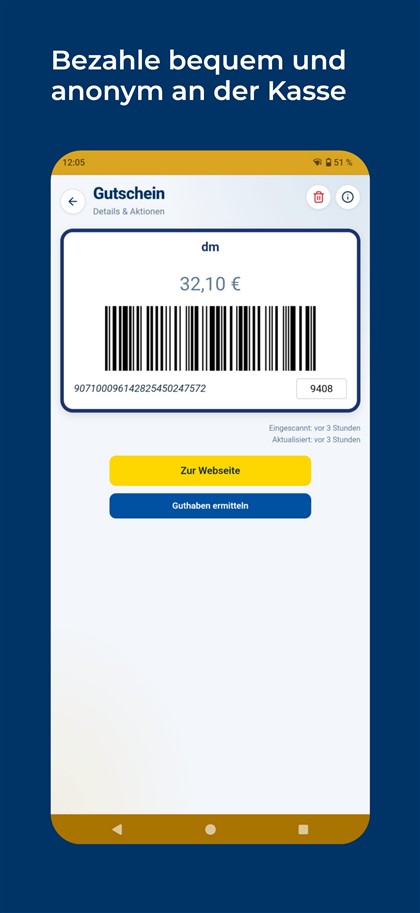 ScanGut App: Gutschein scannen